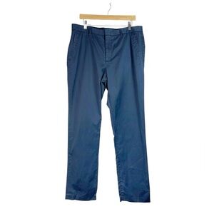 Bonobos Mens Straight Leg Blue Chino Pants Preppy Size 36/34 Cotton Classic